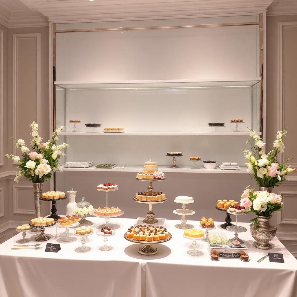 Dessert Display Build — Crafted Scene concept concept
